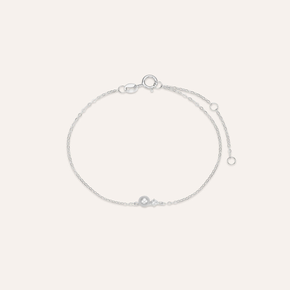 Thomas Sabo Donne Perla Anello In Argento Sterling 925