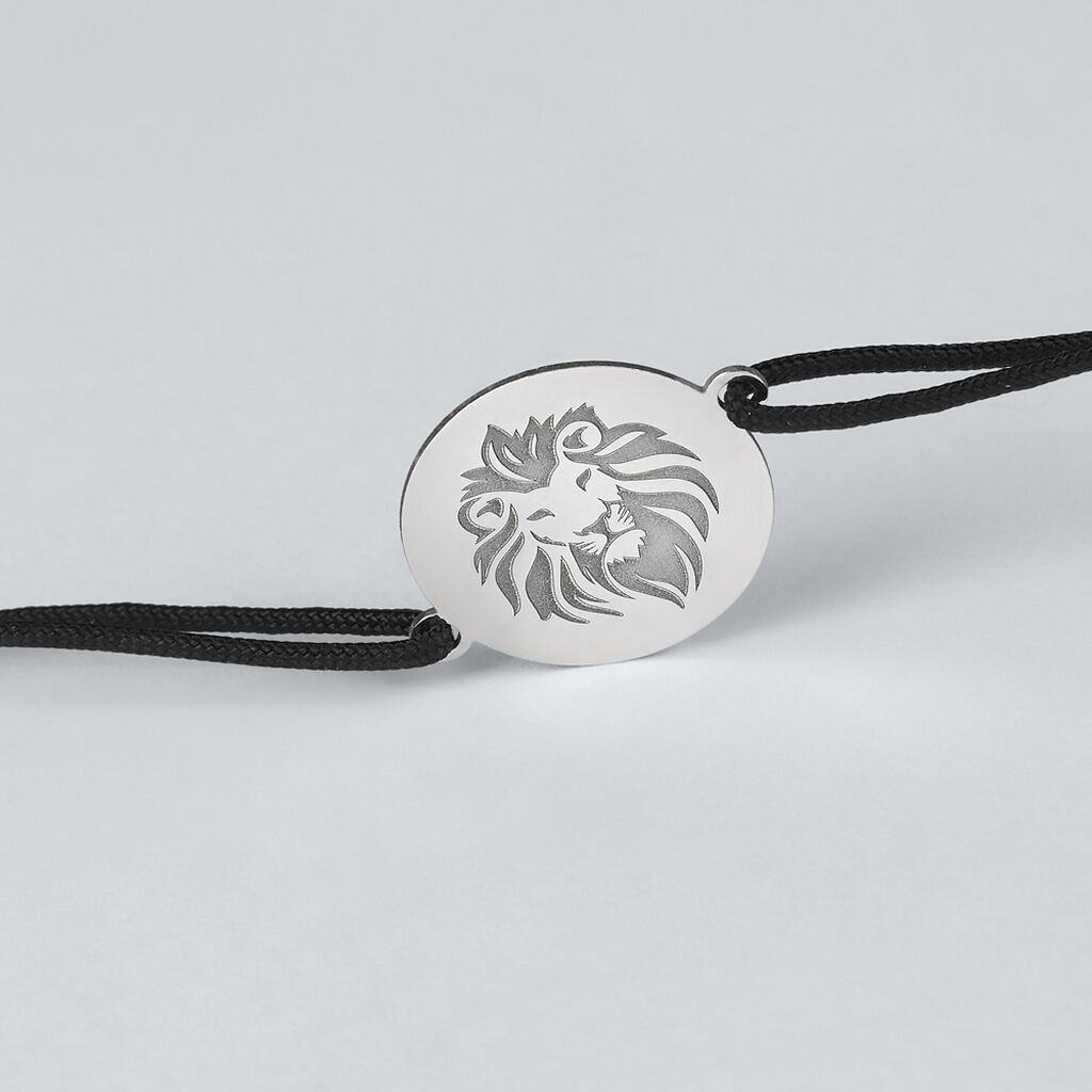 Bracciale Gentleman Argento Rodiato