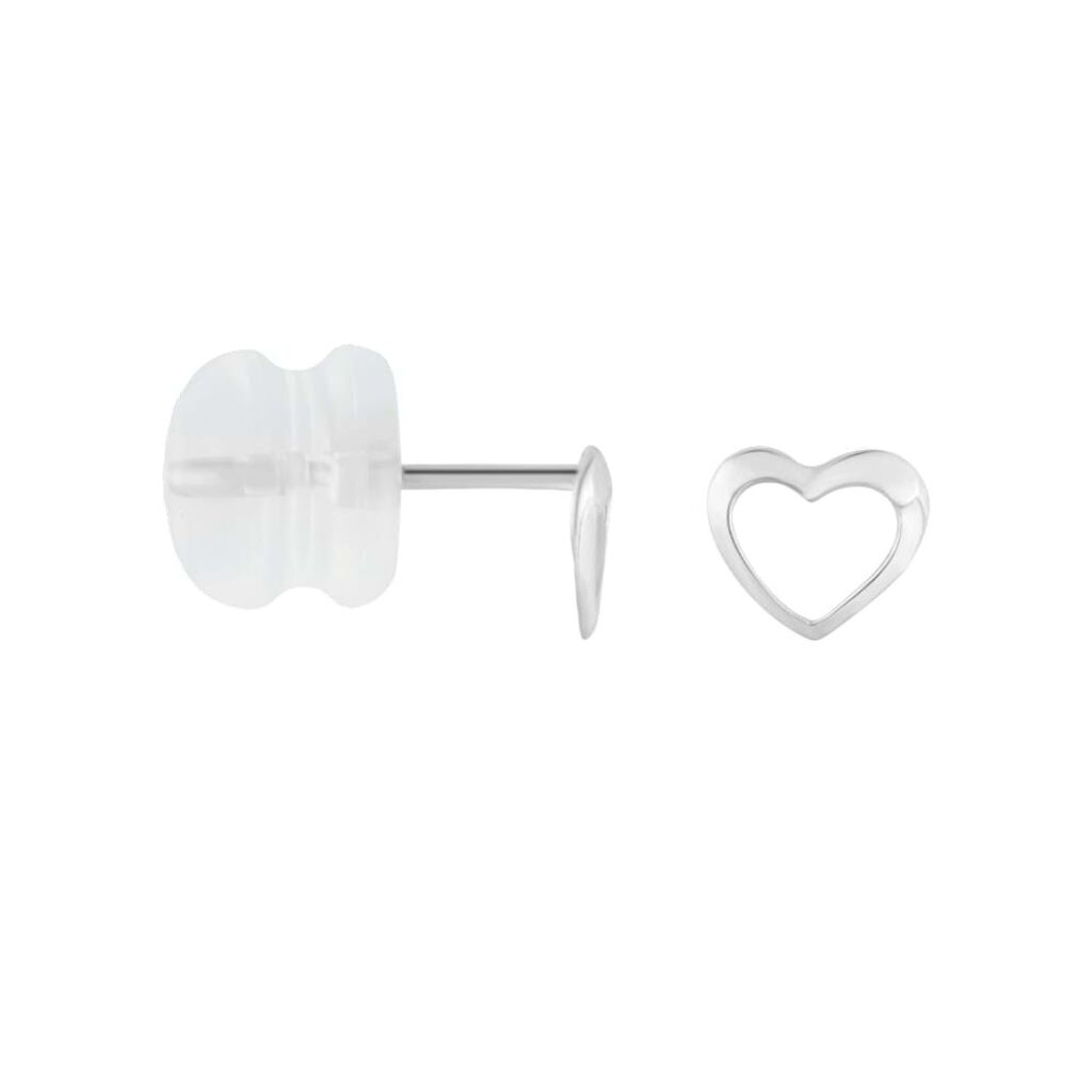 Orecchini Lobo Bon Ton Oro Bianco - Orecchini a Lobo Donna | Stroili