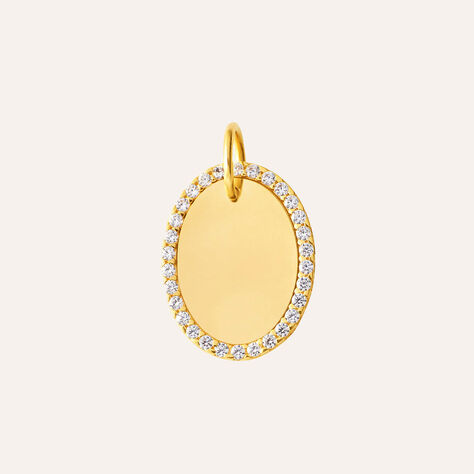 Pendente Po&egrave;me Oro Giallo Cubic Zirconia - Ciondoli con Incisione Donna | Stroili