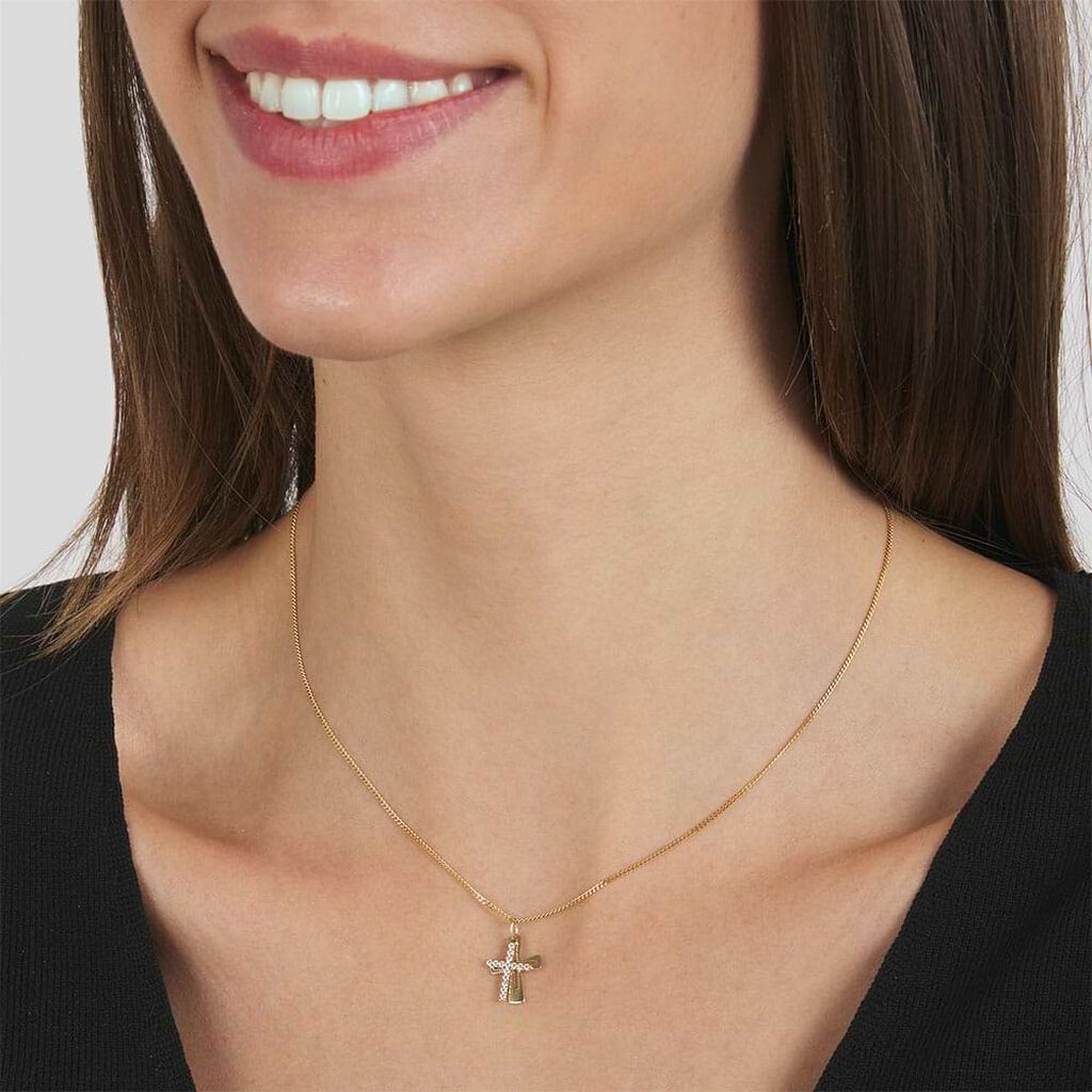 Pendente Holy Oro Giallo Cubic Zirconia - Ciondoli Donna | Stroili