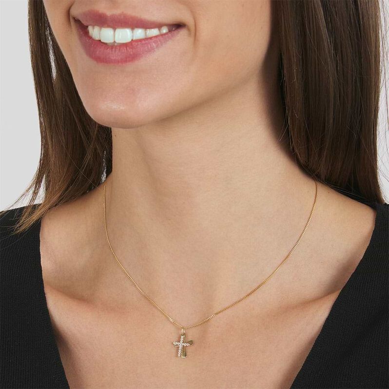 Pendente Holy Oro Giallo Cubic Zirconia - Ciondoli Donna | Stroili