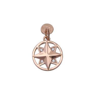 Pendente Love Beats Argento Rosa Cubic Zirconia