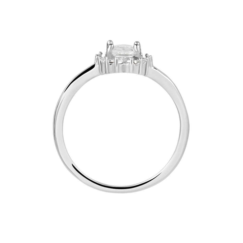 Anello Solitario Lady Chic Acciaio Cristallo - Anelli con Pietre Donna | Stroili