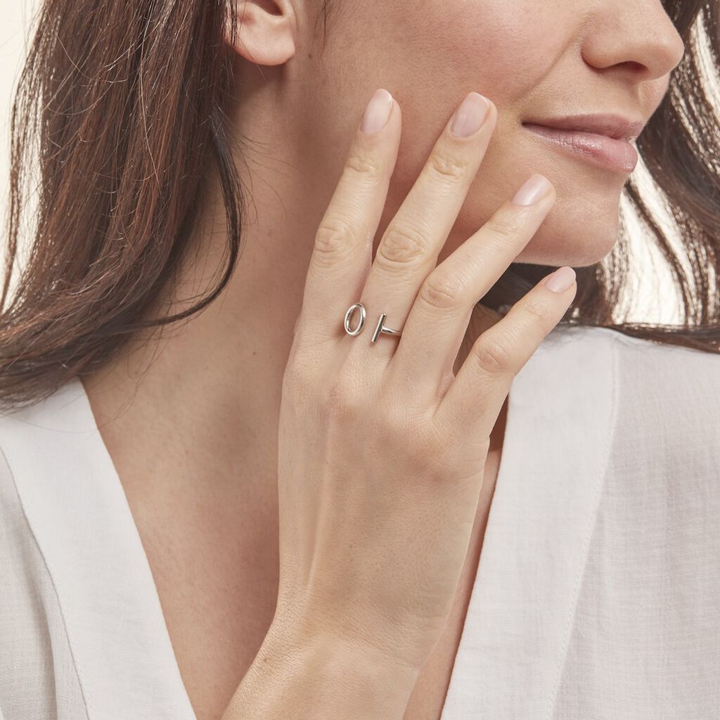 Anello Silver Collection Argento Rodiato