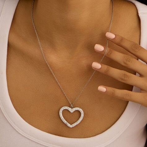 Collana Aura Acciaio Cristallo - Collane Donna | Stroili
