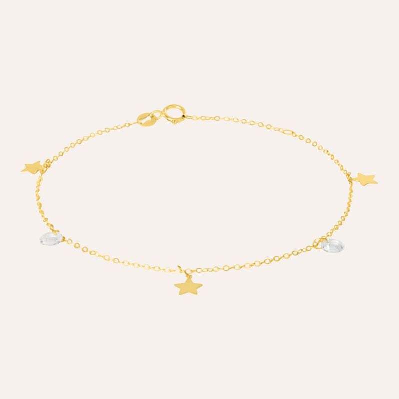 Bracciale Beverly Oro Giallo Cubic Zirconia - Bracciali Amicizia Donna | Stroili