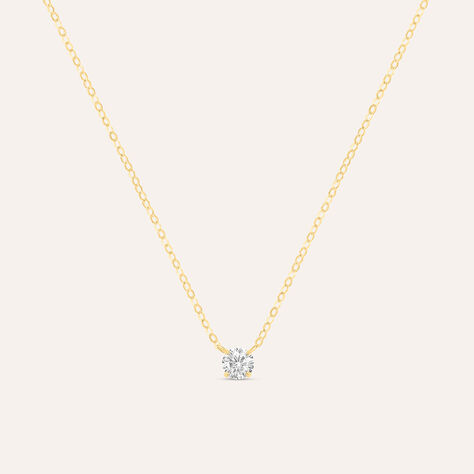 Collana Punto Luce Claire Oro Giallo Cubic Zirconia - Collane Punto Luce Donna | Stroili