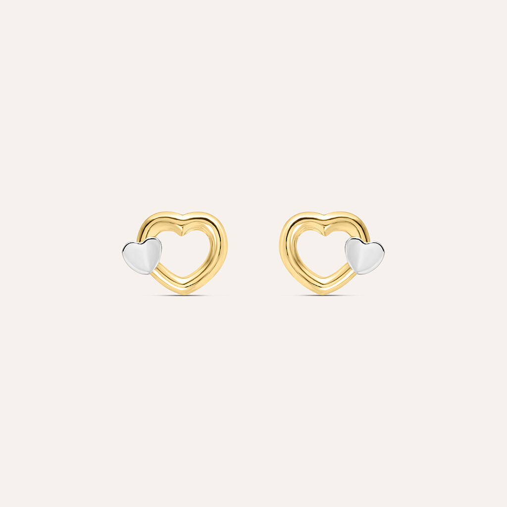 Orecchini Lobo Bon Ton Oro Bicolore - Orecchini a Lobo Donna | Stroili
