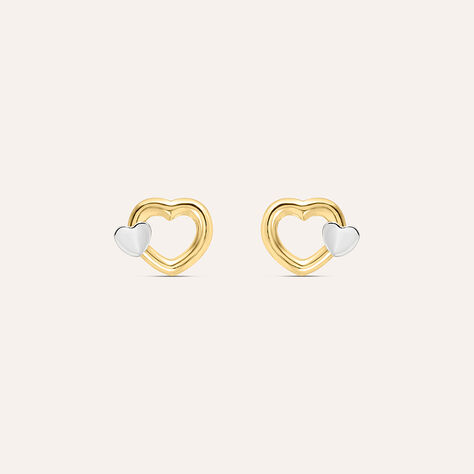 Orecchini Lobo Bon Ton Oro Bicolore - Orecchini a Lobo Donna | Stroili