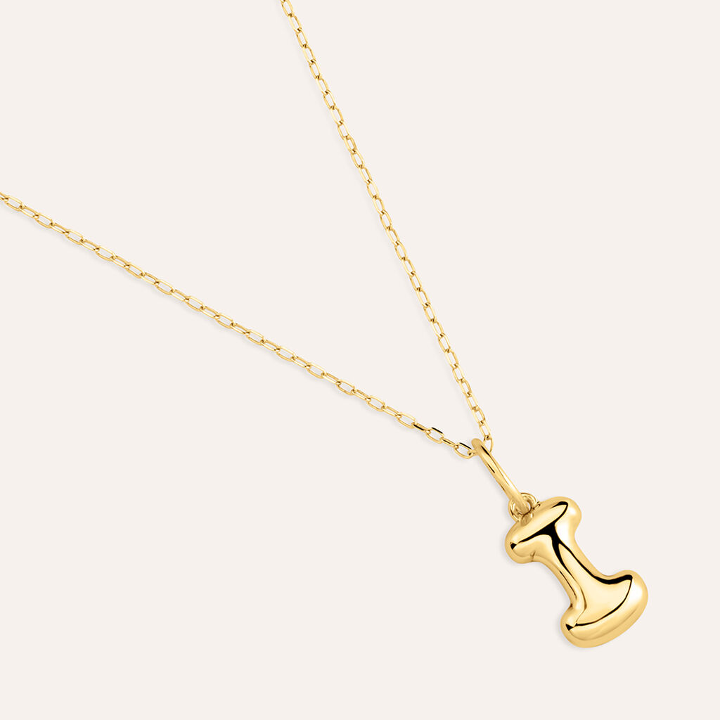 Pendente Love Beats Argento Dorato