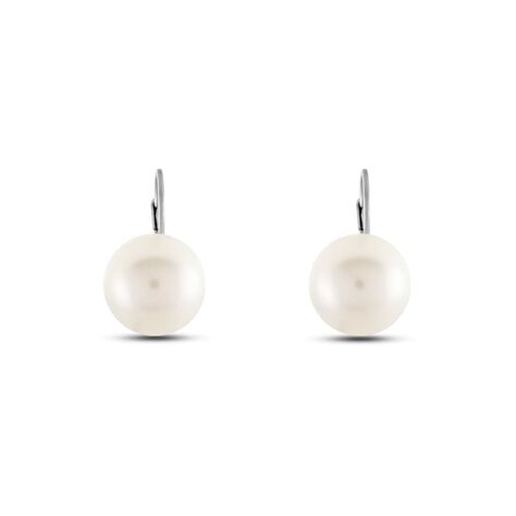 Orecchini Pendenti Silver Pearls Argento Rodiato Perla sintentica - Orecchini Pendenti Donna | Stroili