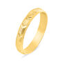 Fede Classica Diamantata 3 mm Oro Giallo