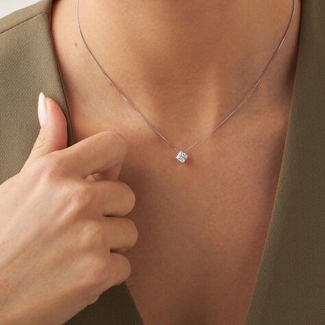 Collana Punto Luce Silver Elegance Argento Bianco Cubic Zirconia - Collane Punto Luce Donna | Stroili