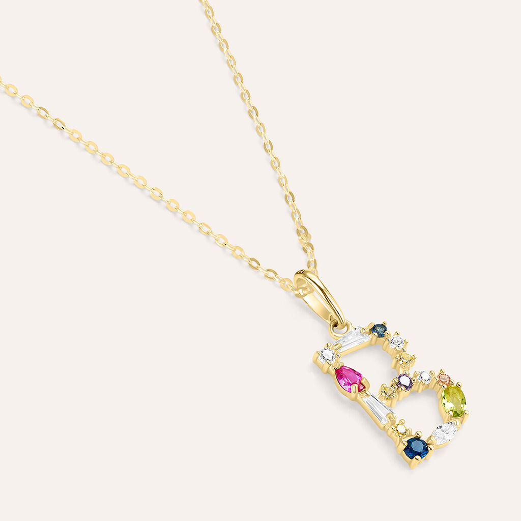 Pendente Claire Oro Giallo Cubic Zirconia