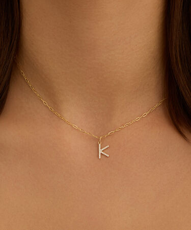 Pendente Po&egrave;me Oro Giallo Cubic Zirconia