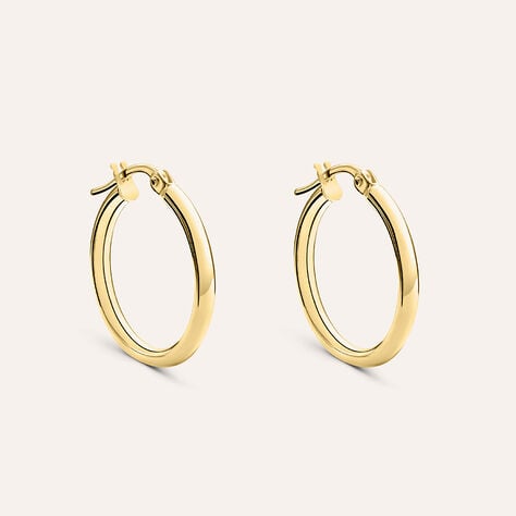 Orecchini A Cerchio Gold Essence Oro Giallo - Orecchini a Cerchio Donna | Stroili