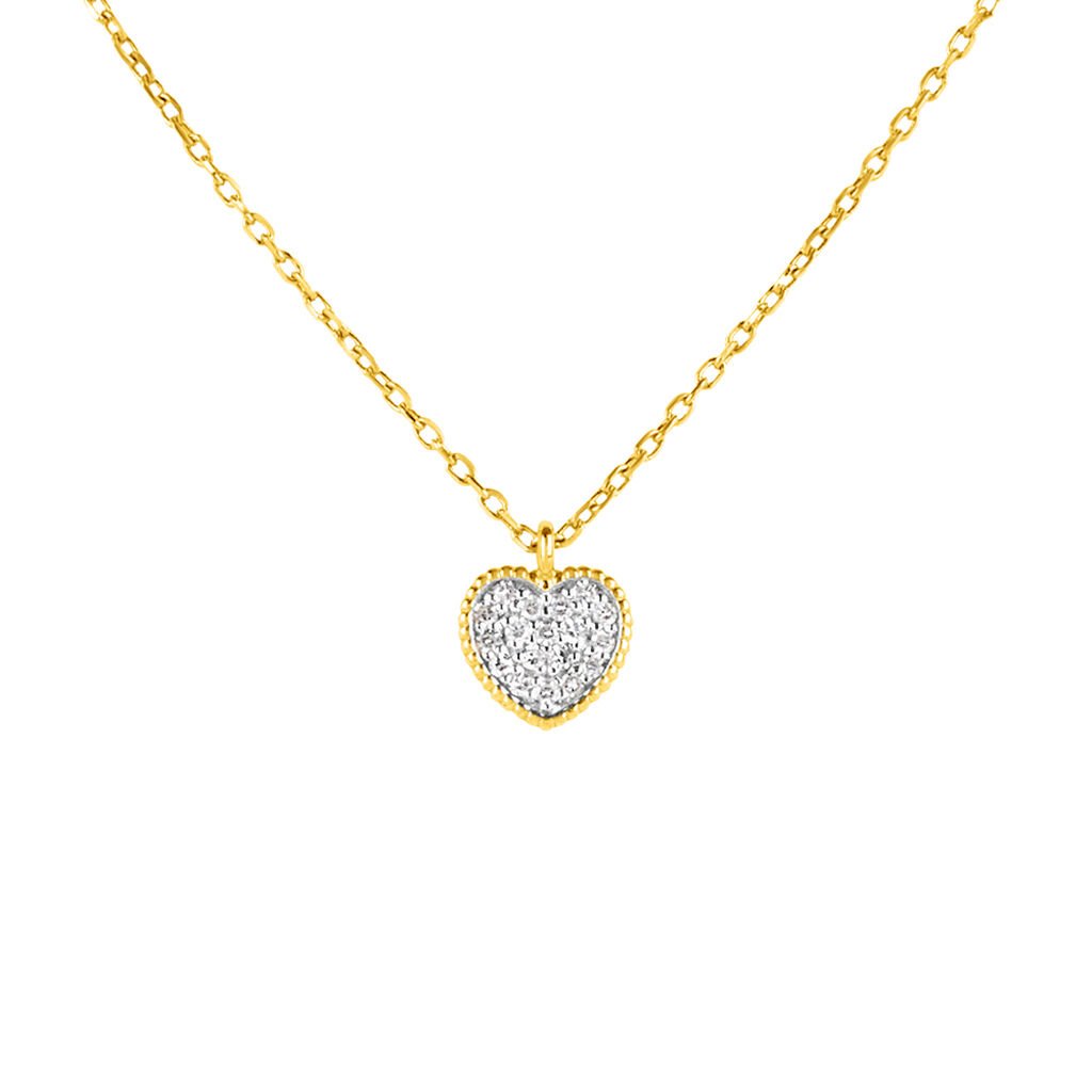 Collana Mon Petit Oro Giallo Diamante