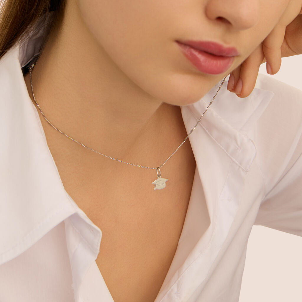 Pendente Poème Oro Bianco