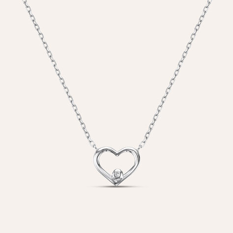 Collana Sophia Oro Bianco Diamante - Collane Donna | Stroili