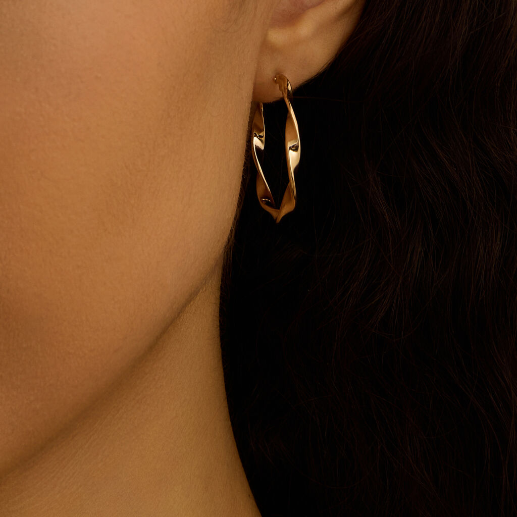 Orecchini A Cerchio Golden Dream Placcato Oro Giallo