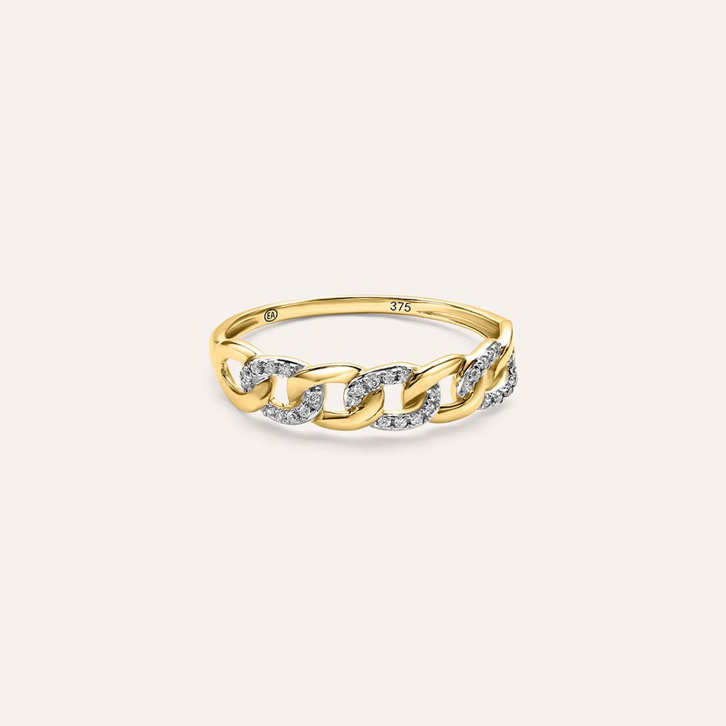 Anello Fantasia Claire Oro Giallo Cubic Zirconia - Gioielli Donna | Stroili
