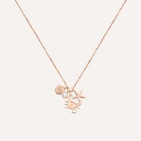 Collana Silver Collection Argento Rosa Cubic Zirconia - Collane Donna | Stroili