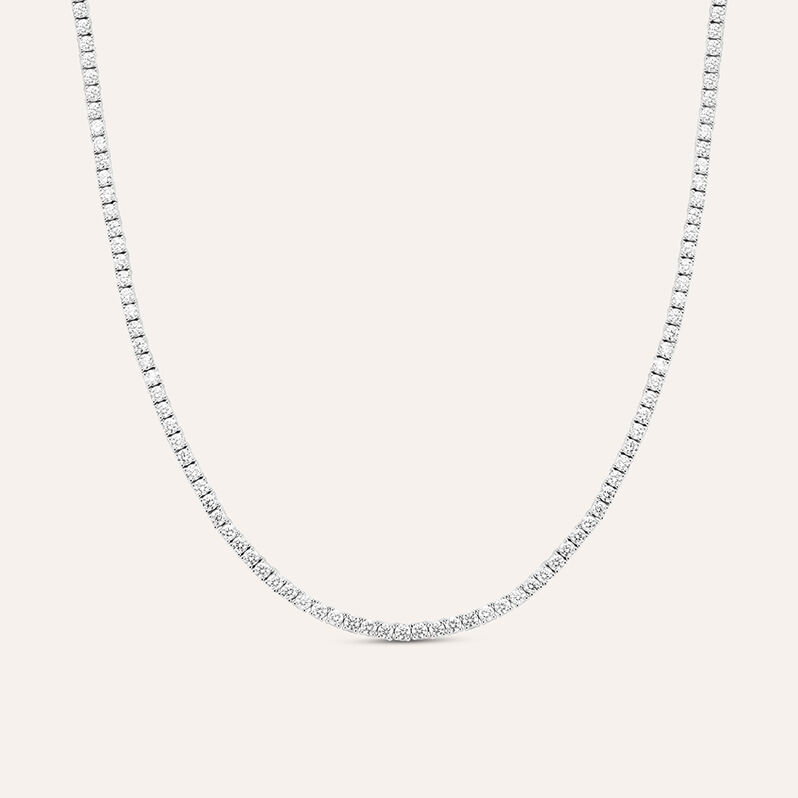 Collana Tennis Firmamenti Oro Bianco Diamante - Collane Tennis Donna | Stroili