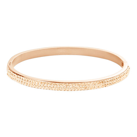 Bangle Lady Phantasya Acciaio Rosa Cristallo - Bracciali Rigidi Donna | Stroili