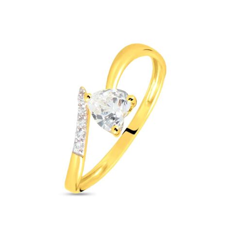 Anello Solitario Claire Oro Giallo Cubic Zirconia - Anelli con Pietre Donna | Stroili