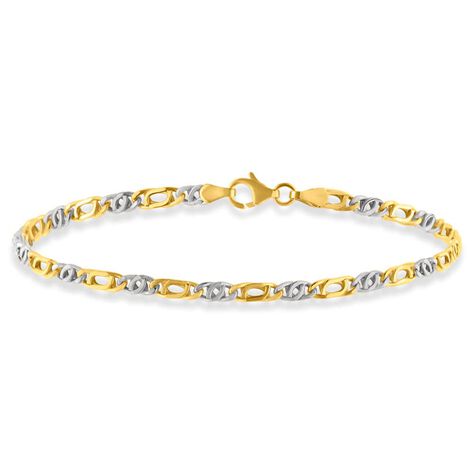 Bracciale Catena L'homme Or Oro Bicolore - Bracciali Uomo | Stroili
