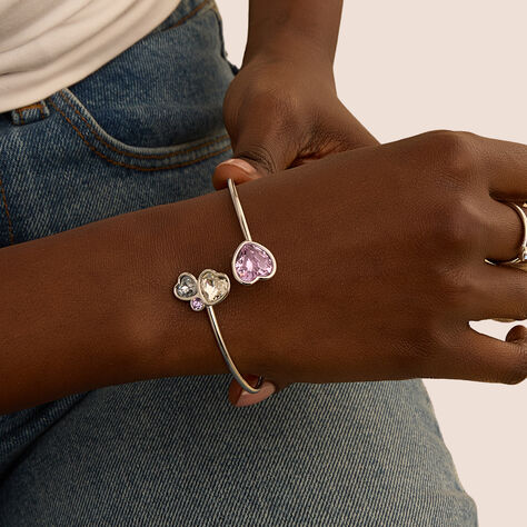 Bangle Violet Ottone Cristallo - Bracciali Rigidi Donna | Stroili
