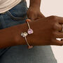 Bangle Violet Ottone Cristallo
