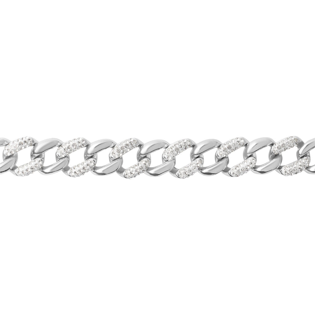 Bracciale Catena Lady Phantasya Acciaio Cristallo - Bracciali Donna | Stroili