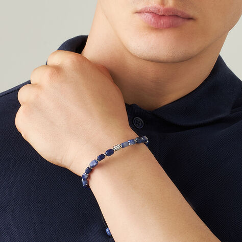 Bracciale Man Code Acciaio Sodalite - Bracciali Uomo | Stroili