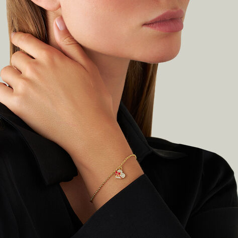 Bracciale Christmas Collection Ottone Dorato Cubic Zirconia - Bracciali Love Donna | Stroili