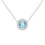 Collana Punto Luce Silver Rainbow Argento Rodiato Cubic Zirconia
