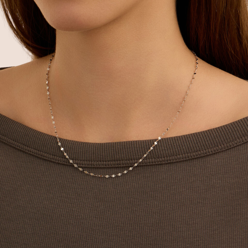Catenina Poème Oro Bianco - Catenina Donna | Stroili