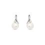 Orecchini Lobo Gabrielle Precious Oro Bianco Perla D'Acqua Dolce Diamante