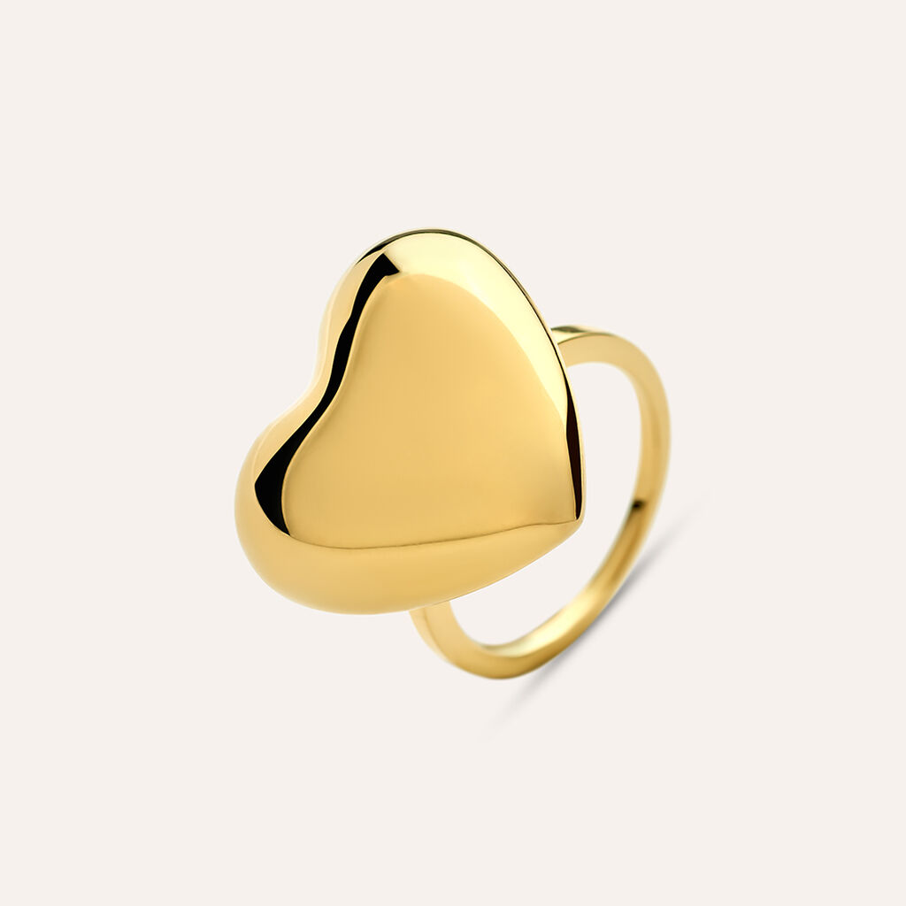 Anello Fantasia Lady Code Acciaio Dorato - Anelli Amore Donna | Stroili