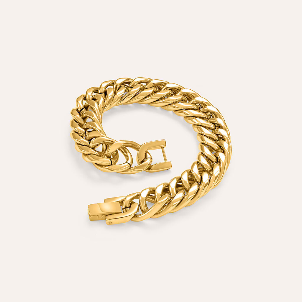 Bracciale Catena Radiance Acciaio Dorato