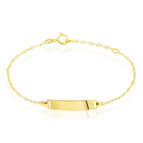 Bracciale Con Targhetta Holy Oro Giallo - Bracciali con Incisione Bambino | Stroili