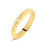 Fede Classica Leggera 3.2 mm Oro Giallo Diamante