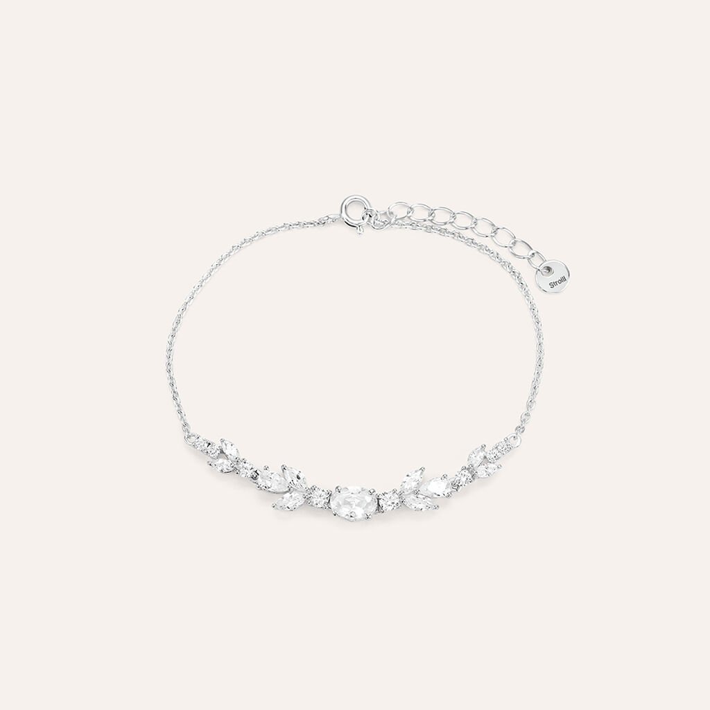 Bracciale Silver Elegance Argento Rodiato Cubic Zirconia