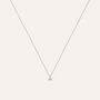 Collana Punto Luce Grace Oro Bianco Diamante