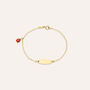 Bracciale Con Targhetta Holy Oro Giallo