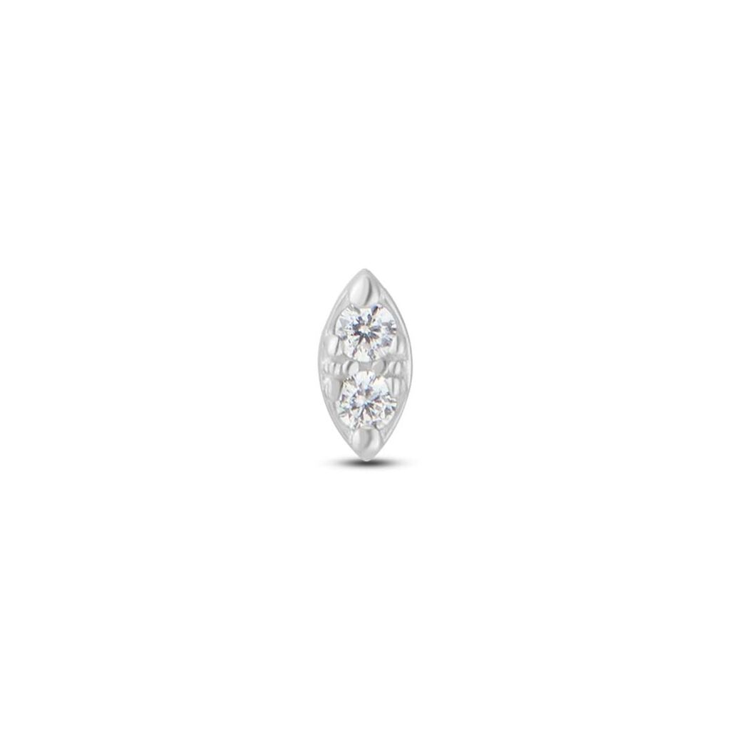 Piercing Orecchio Bon Ton Oro Bianco Cubic Zirconia - Piercing Orecchio Donna | Stroili