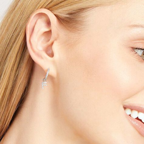 Mono Orecchino A Cerchio Silver Moments Argento Rodiato Cubic Zirconia - Mono Orecchino Donna | Stroili