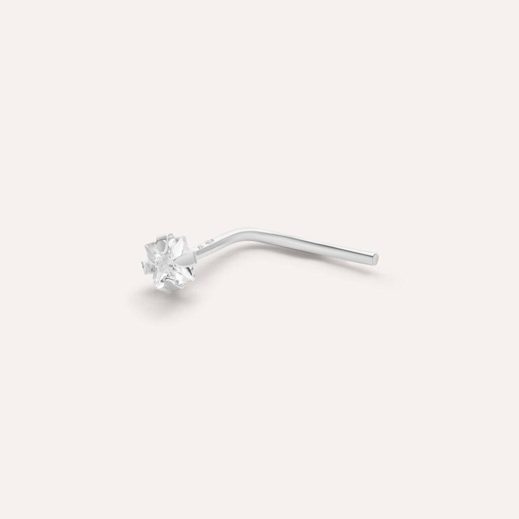Piercing Naso Bon Ton Oro Bianco Cubic Zirconia - Piercing Naso Donna | Stroili