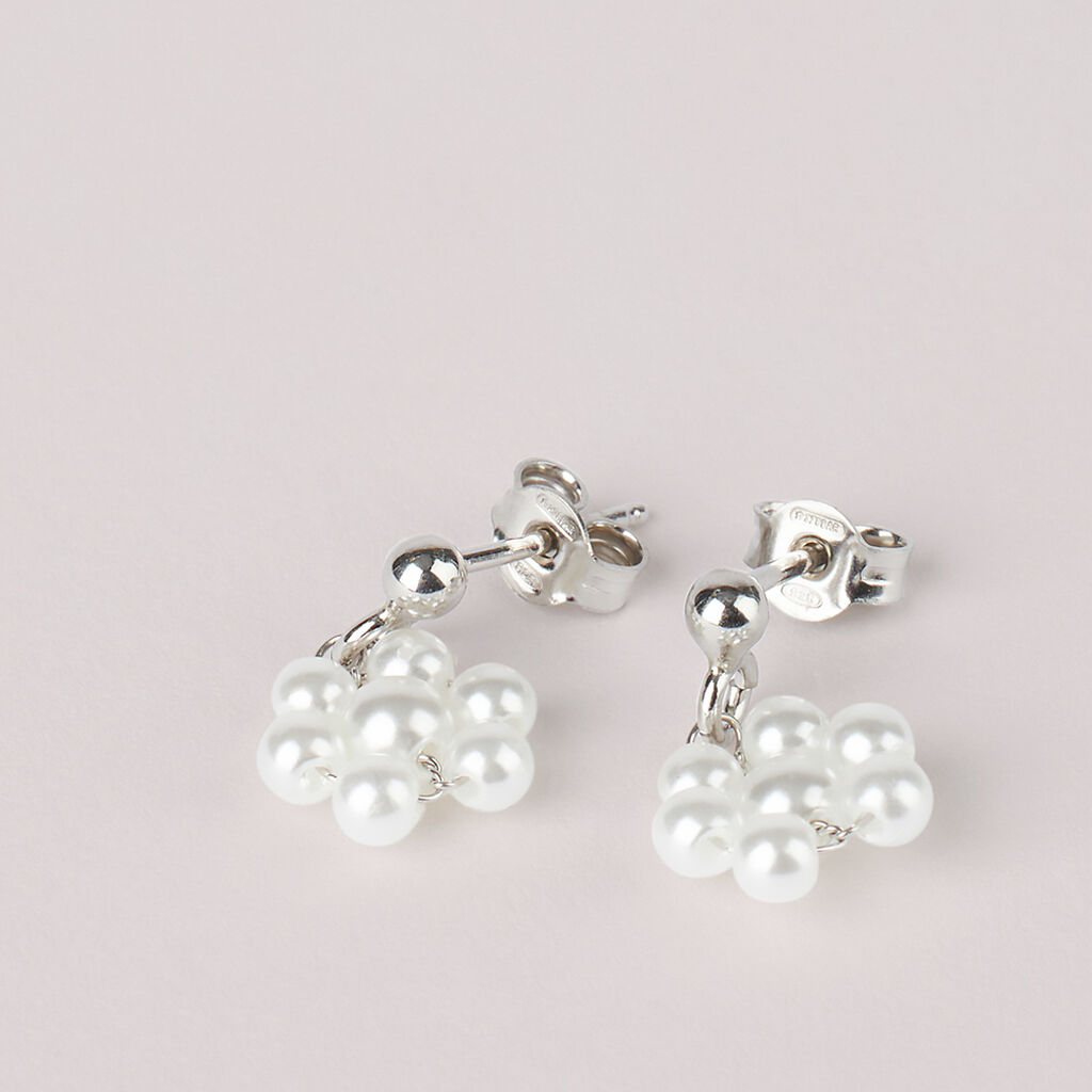 Orecchini Pendenti Silver Baby Argento Rodiato Pietra sintetica